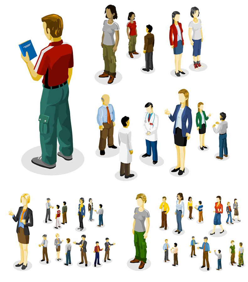 People Vector Clip Art