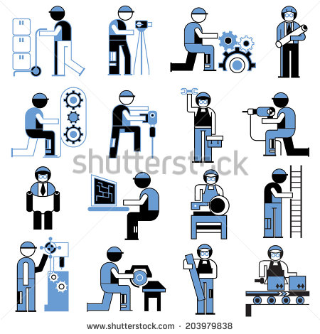 People Working Icons