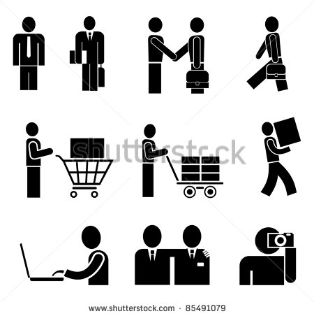 People Working Icons