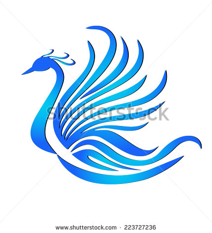 Phoenix Bird Logo Vector