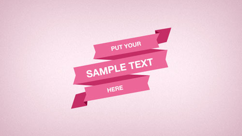 Photoshop PSD Ribbon Photoshop PSD Ribbon