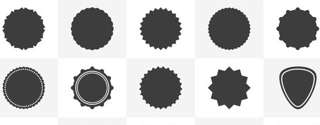 Photoshop Shield Shapes Badge