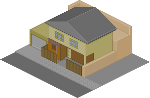 Pixel Art House Icon