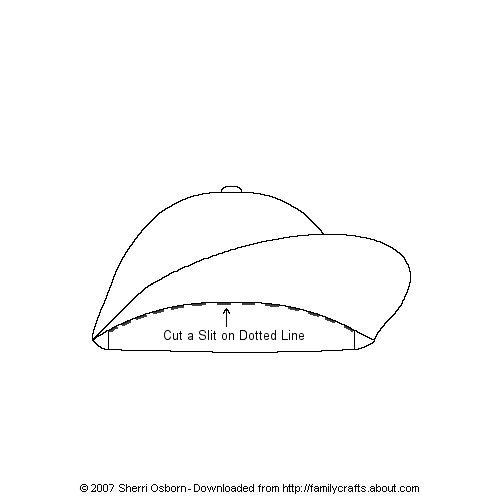 doll baseball cap pattern free