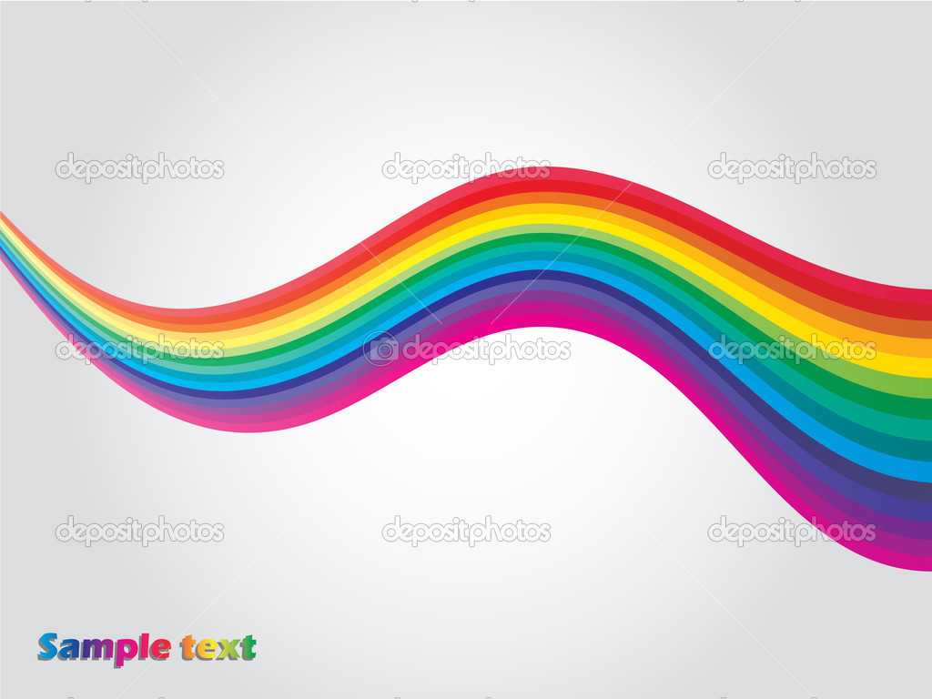 Rainbow Colors Waves