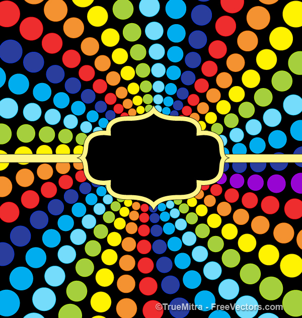 Rainbow Dot Banner