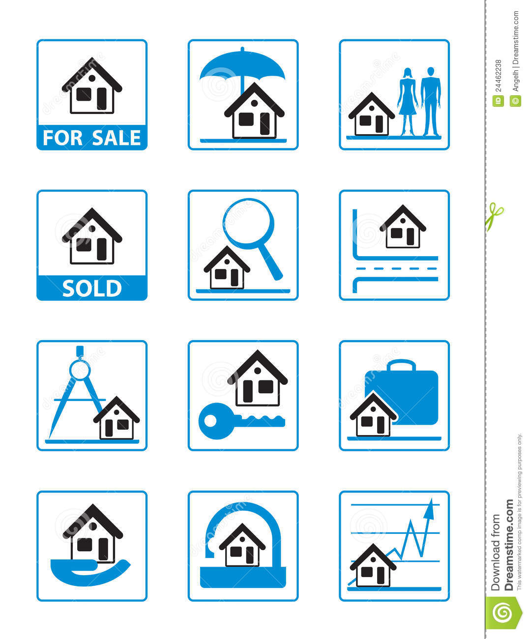 Real Estate Icon Set