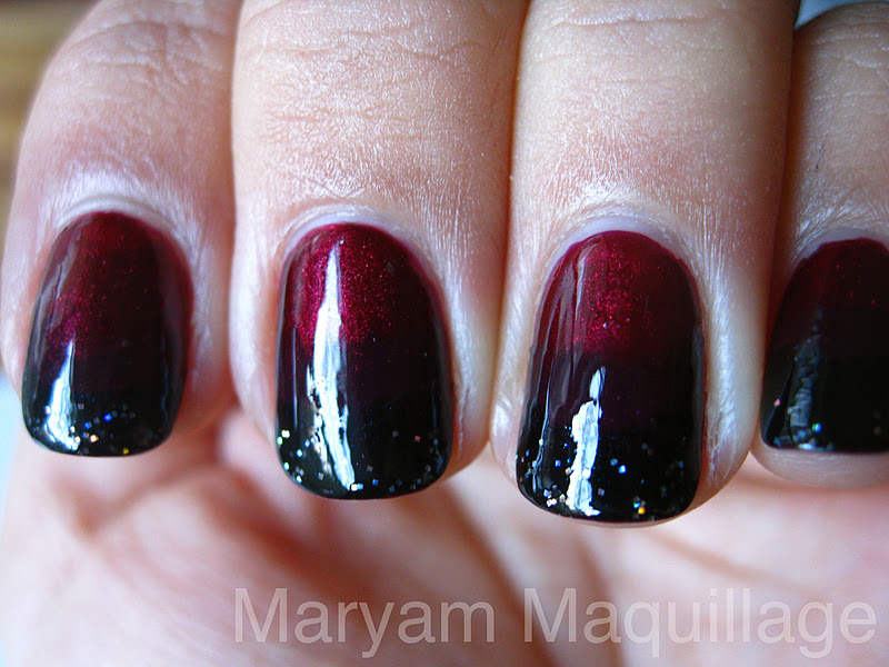 Red and Black Gel Nail Designs Red and Black Gel Nail Designs