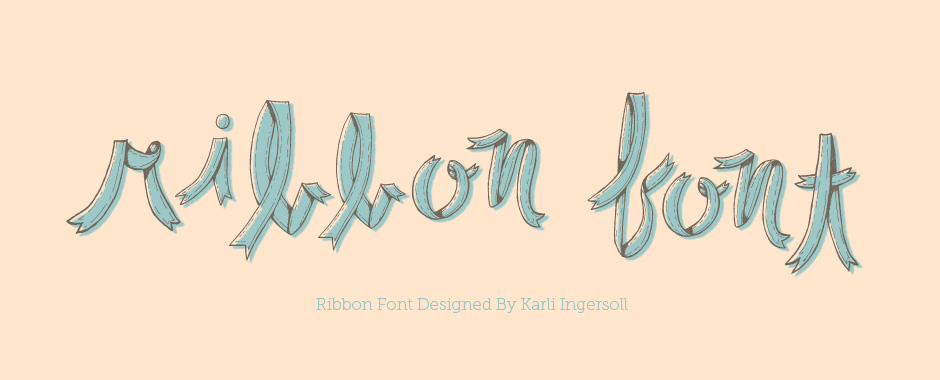 Ribbon Font