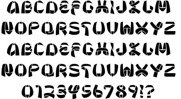 Ribbon Font