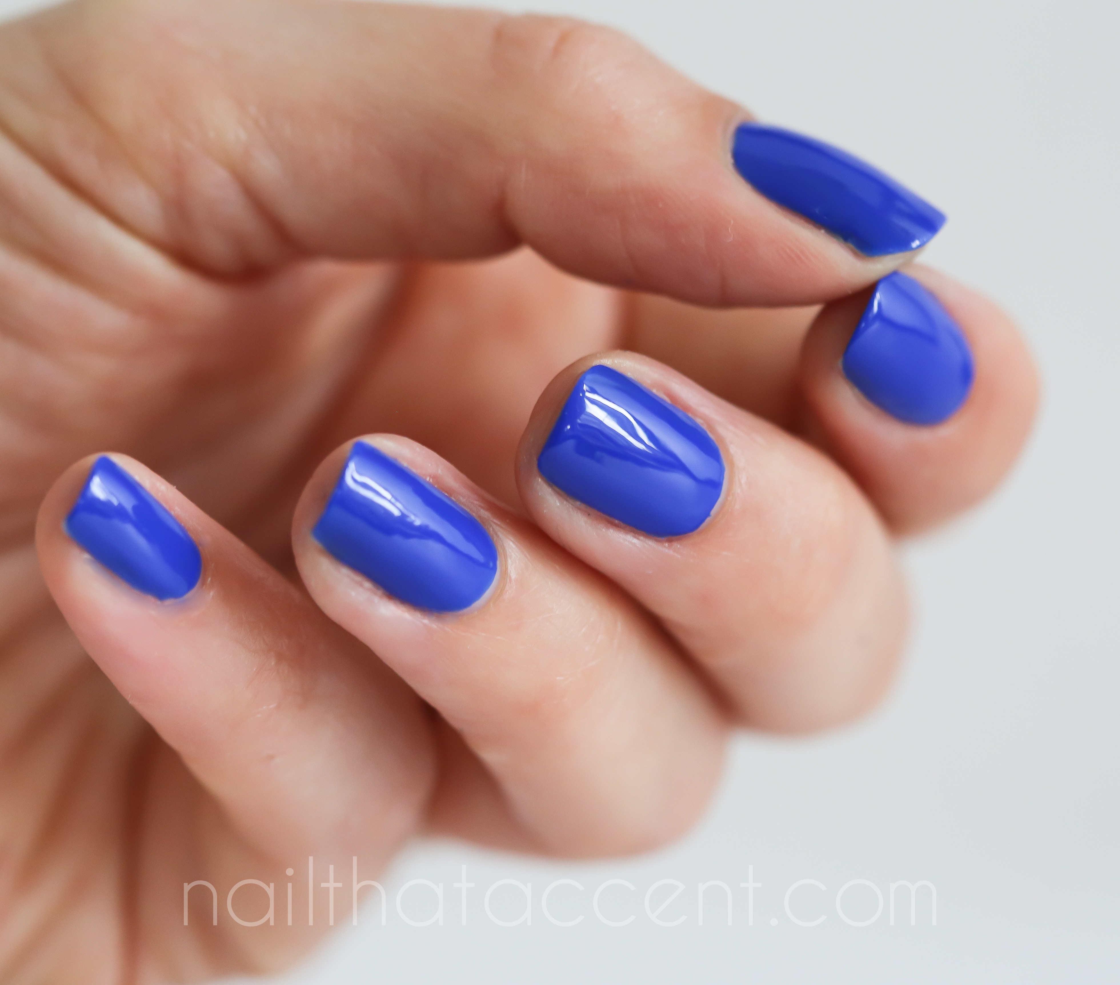 Royal Blue Nail Design