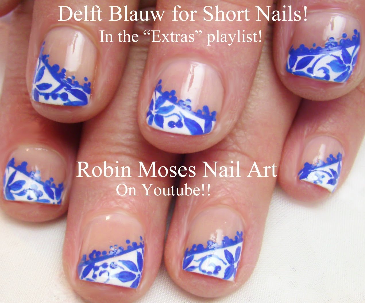 Royal Blue Nail Design