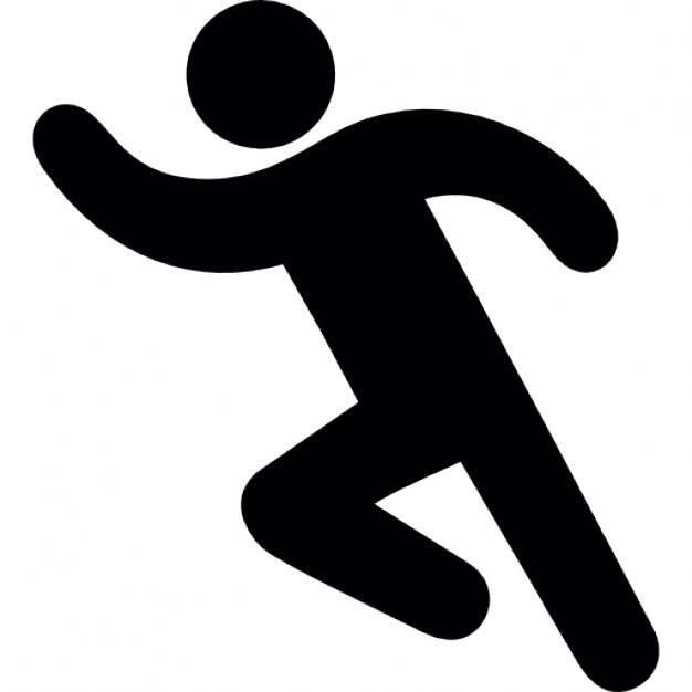 Running Man Icon Free