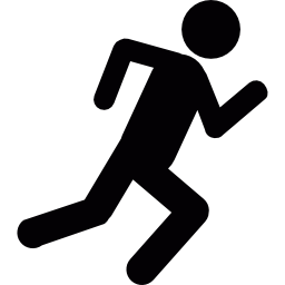 Running Stick Figure Icon