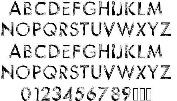 Sketch Fonts Sketch Fonts