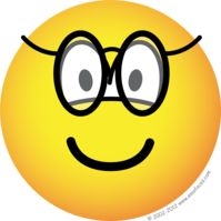 Smiley Emoticon with Glasses