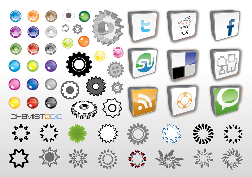 Social Media Icons Vector Free