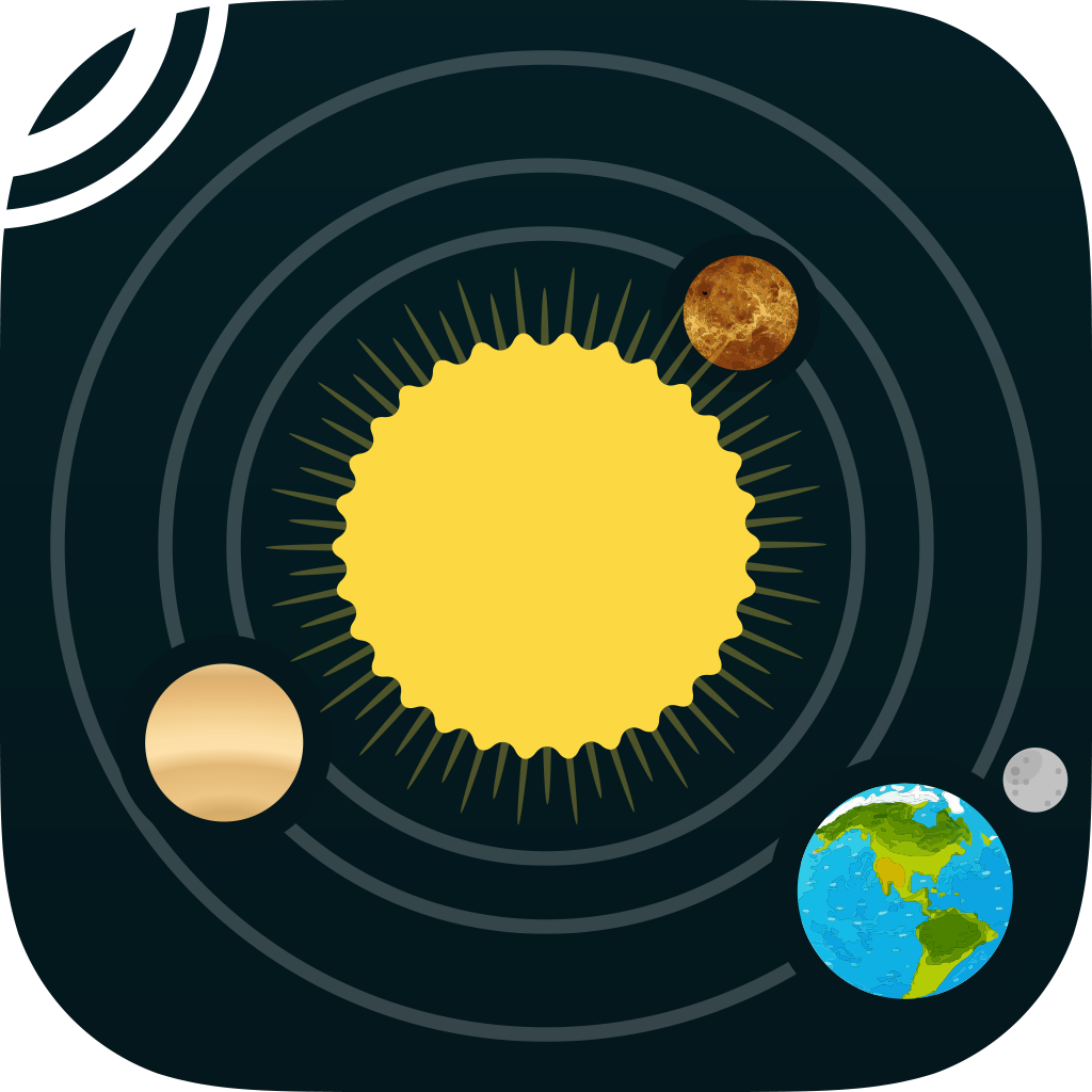 5 Solar System Icon Images