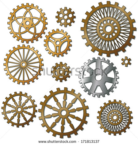 Steampunk Gear Vector Art