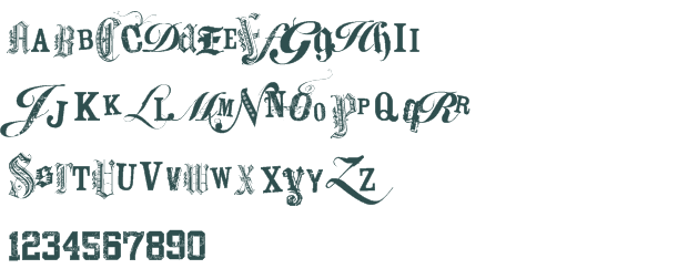 Tattoo Lettering Fonts Gangster Style