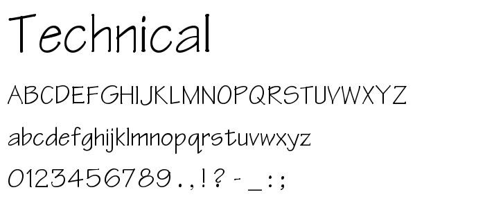 Technical Font Free Download Technical Font Free Download