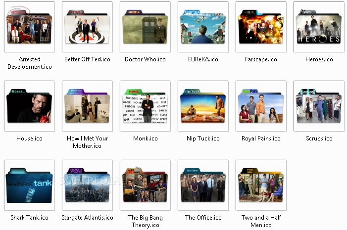 TV Series Folder Icons ICO