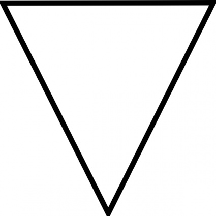 Upside Down Triangle Clip Art