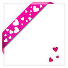Valentine Heart with Ribbon Clip Art