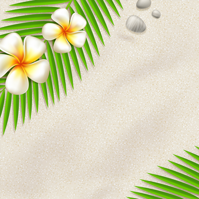 10 Objects For Summer Beach Vector Images