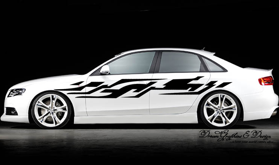 Vinyl Car Side Graphic Stickers Vinyl Car Side Graphic Stickers