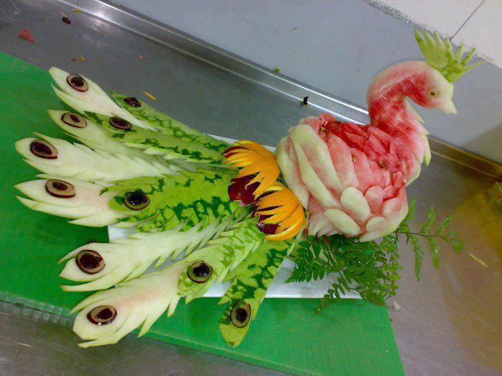 Watermelon Peacock