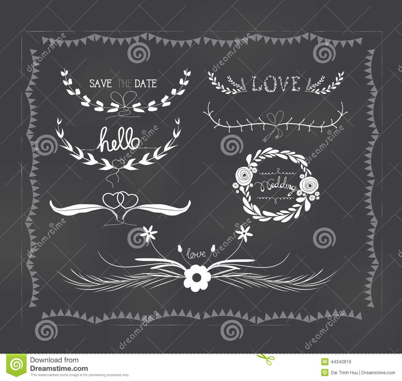 Wedding Chalkboard Graphics Wedding Chalkboard Graphics