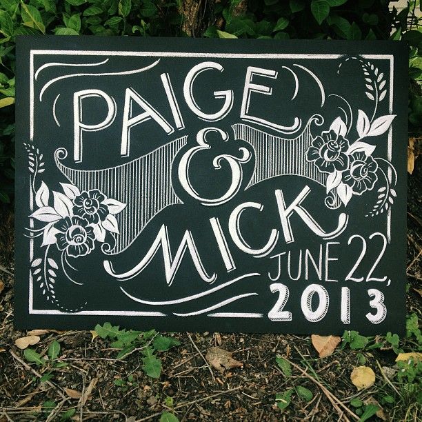Wedding Chalkboard Lettering Wedding Chalkboard Lettering