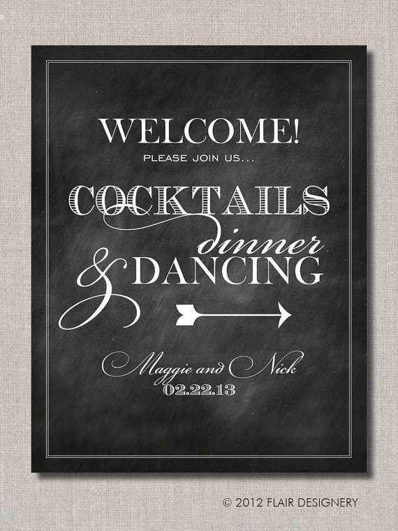 Wedding Welcome Chalkboard Sign Wedding Welcome Chalkboard Sign