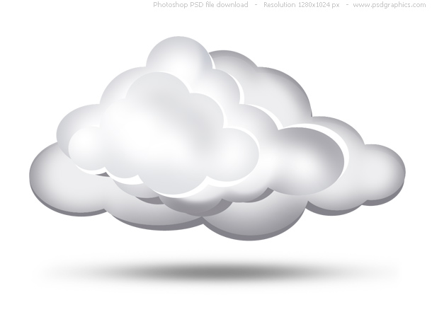 White Cloud Icon