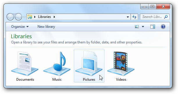 11 Windows 7 Libraries Folder Icon Images