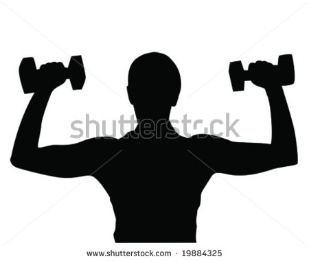 Women Lifting Weights Vector