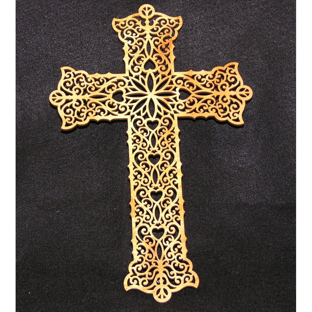 Wood Pattern Cut Out Crosses Wood Pattern Cut Out Crosses