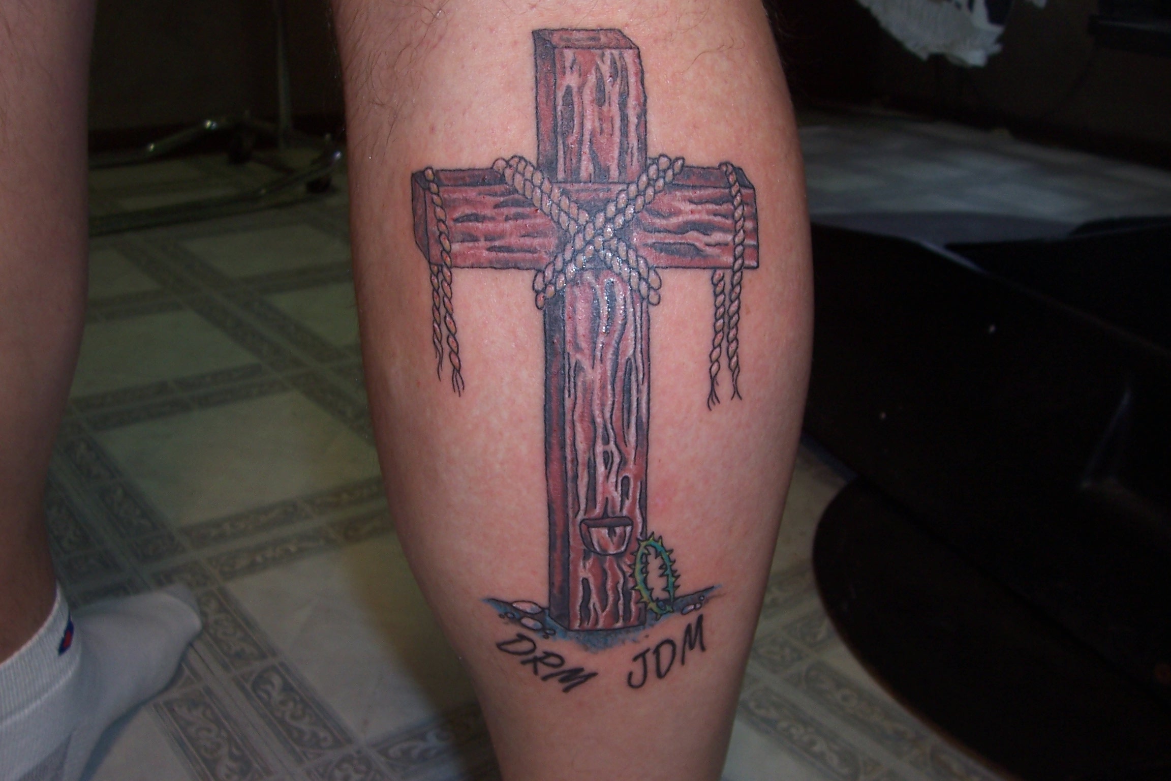 Wooden Crosses Tattoos