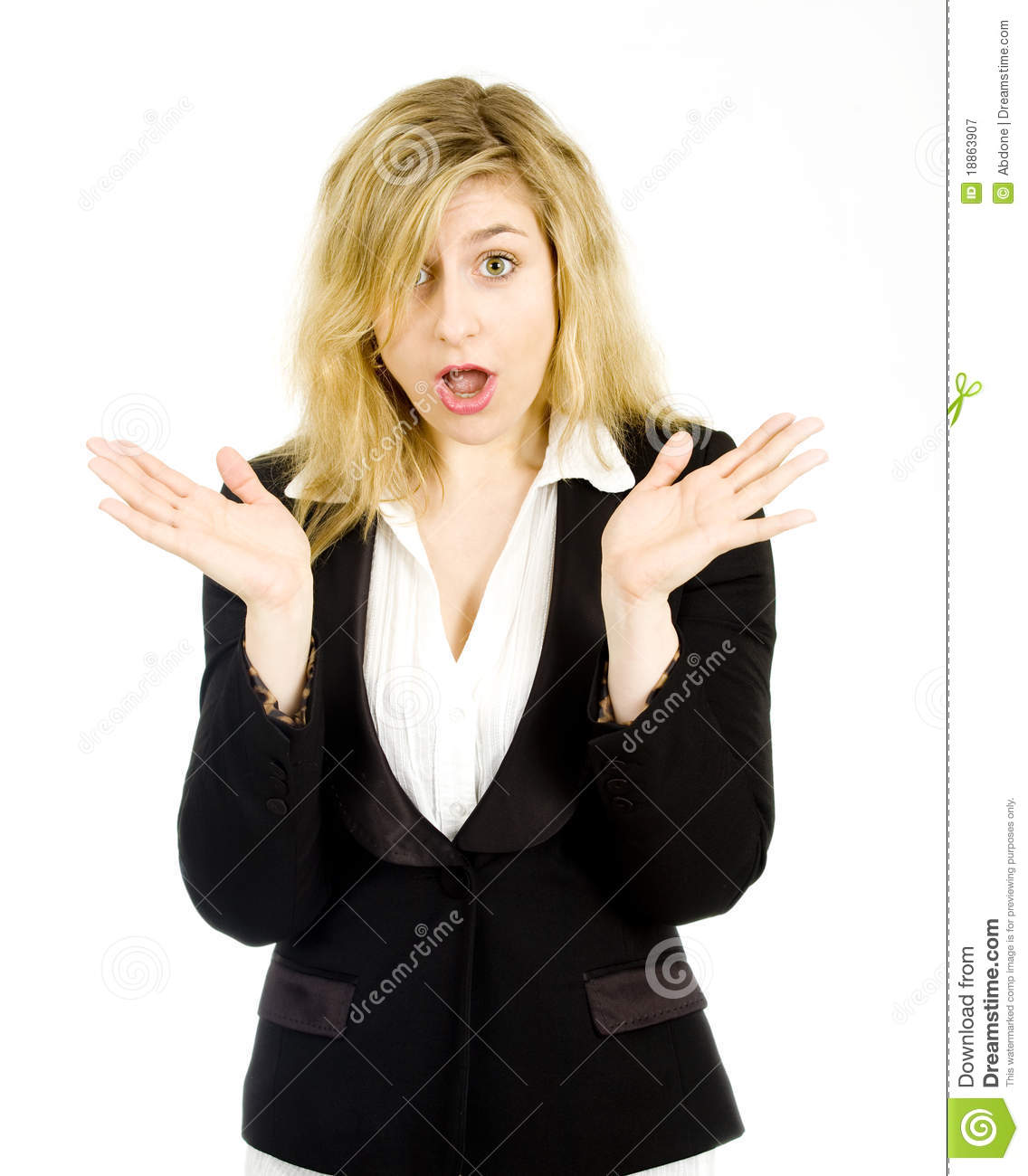 Young Businesswoman Posing