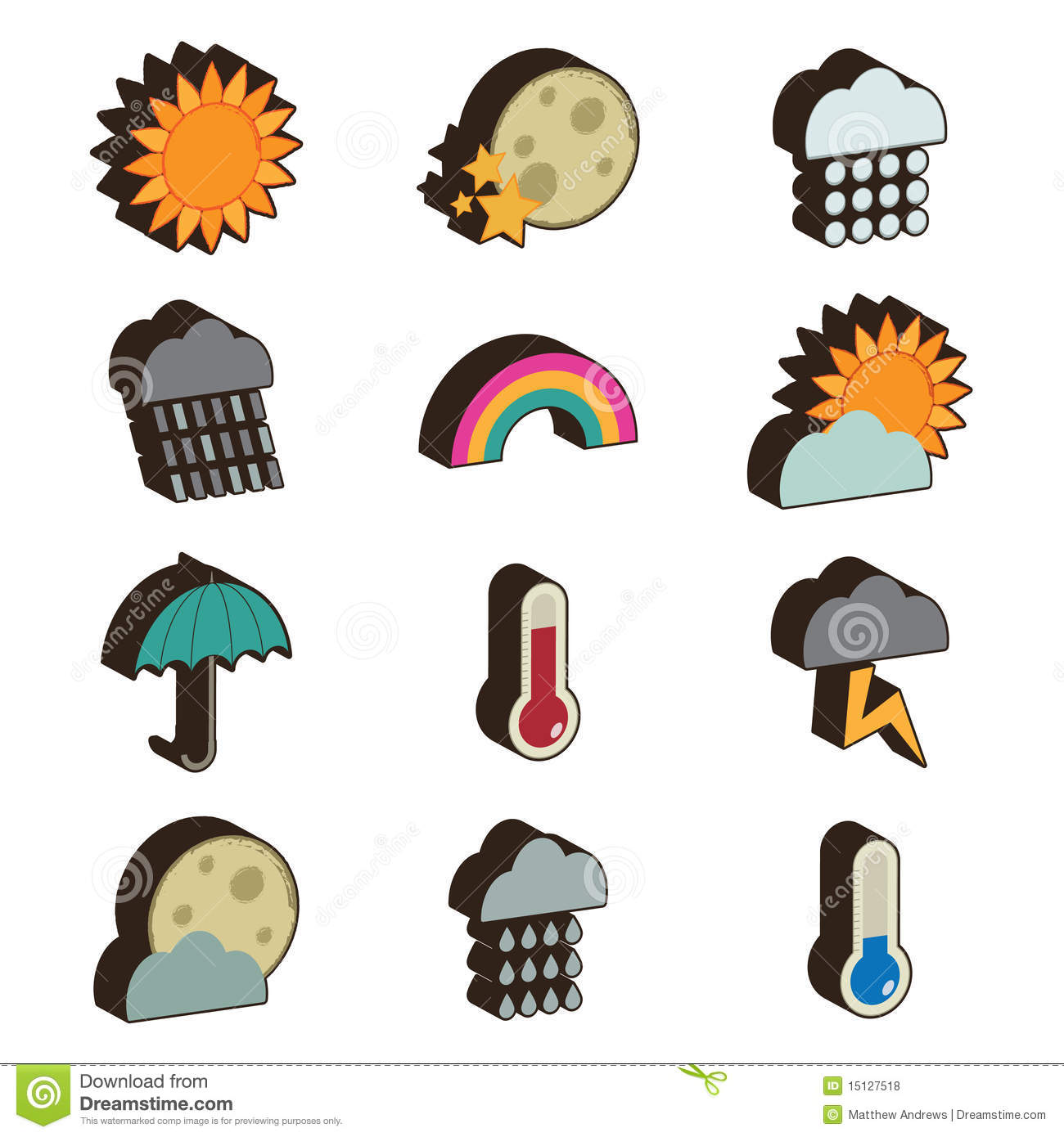 10 3D Weather Icons For Desktop Images