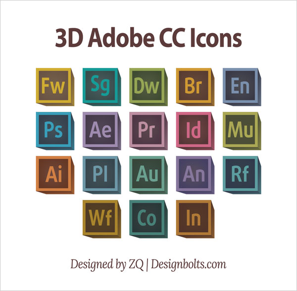 Adobe CC Icons
