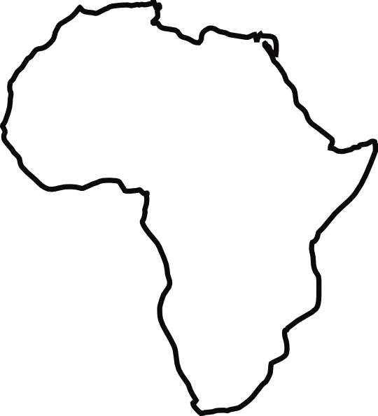 Africa Outline Clip Art