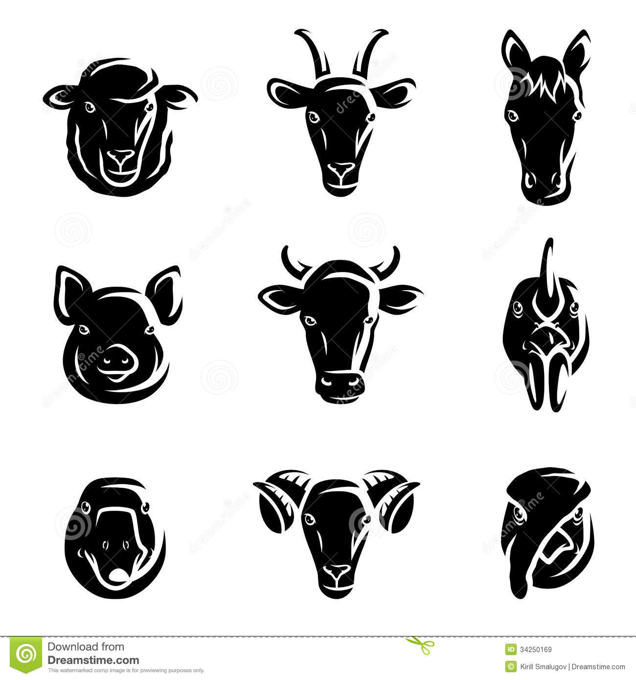 Animal Farm Illustrations Vector Free