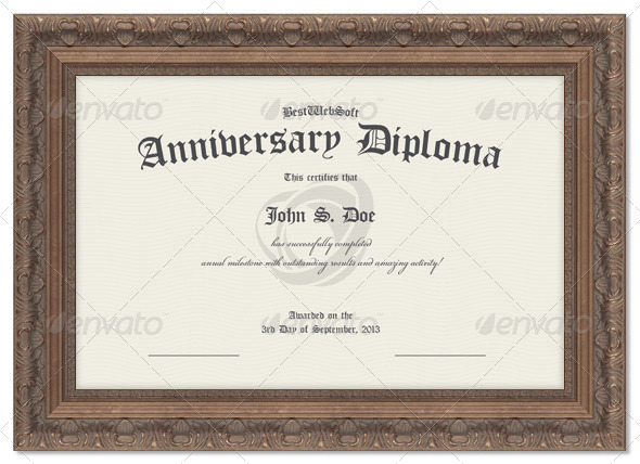 Anniversary Certificate Template