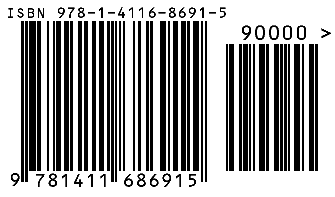 Barcode with ISBN for Book