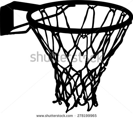 Basketball Net Vector Art