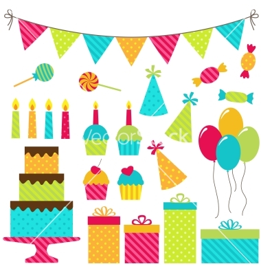 Birthday Party Vector Art