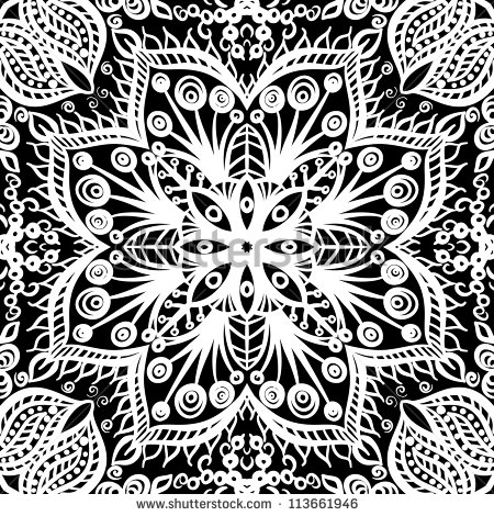 Black and White Vintage Patterns Black and White Vintage Patterns
