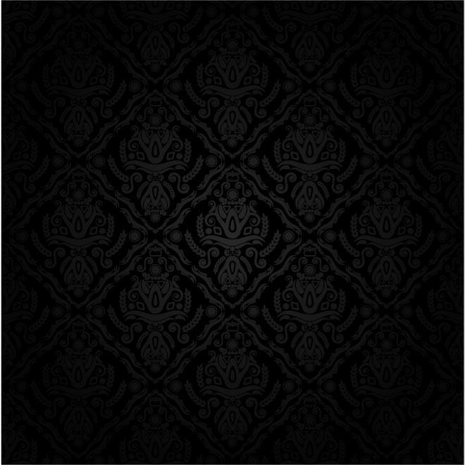 Black Vintage Flower Vector Black Vintage Flower Vector